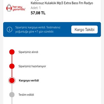 Vodafone Her Şey Yanımda Vodafone İade Butonu Yok