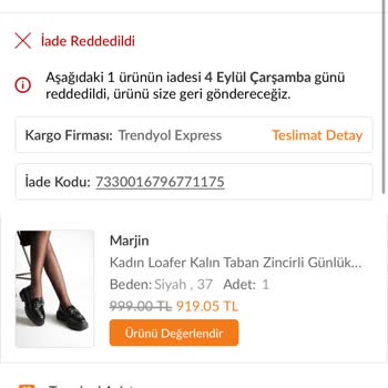 Trendyol Hem Ürünü Kaybediyor Hem İade Yapmıyor