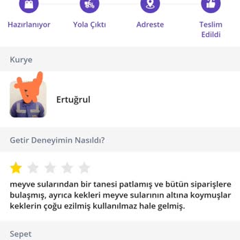 Getir Sipariş Sorunları Ve Müşteri Hizmetleri Deneyimi