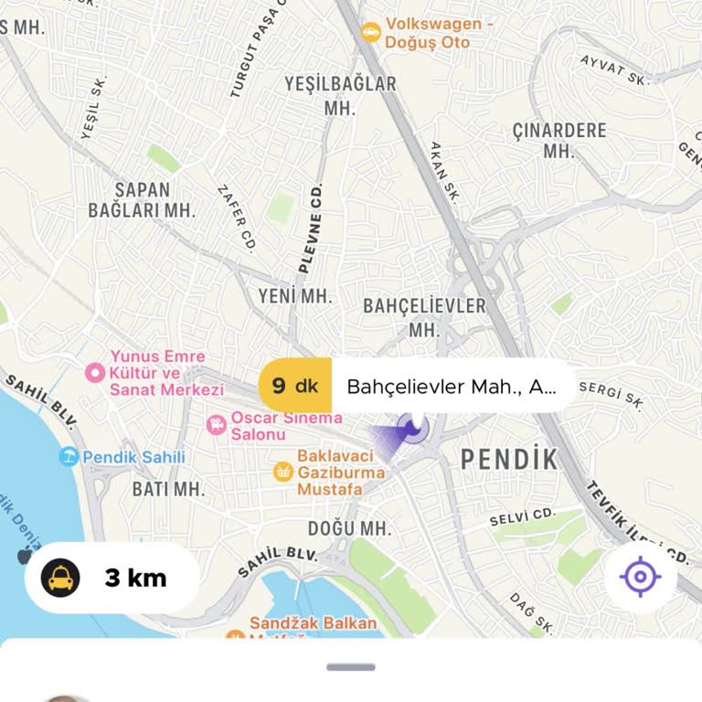BiTaksi Taksi Dolanıp Önümden Geçti Durmadı
