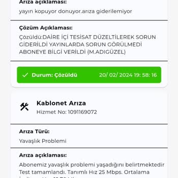 Kablo Net Sürekli İnternet Kesintisi Ve Çözülmeyen Sorunlar