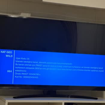 D-Smart Acil! Hata Kodu 4