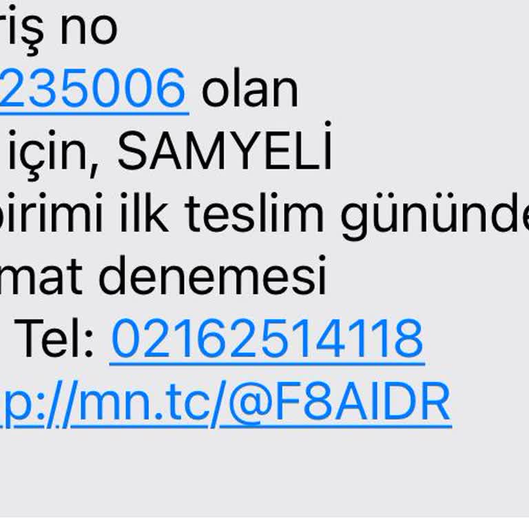 MNG Kargo Ataşehir Samyeli Minihub Kargo Teslim Etmemesi