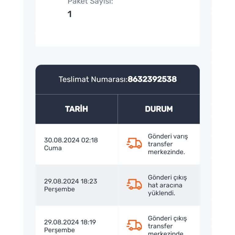 PTT Kargom Nerede