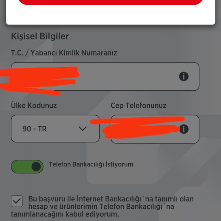 Ziraat Bankası İnternet Başvuru Sorunu