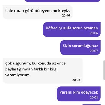 Getir Müşterilerine Çözüm Bulamıyorum