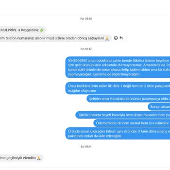 Mue Prive Kusurlu Ürün Ve İlgisiz Müşteri Hizmetleri