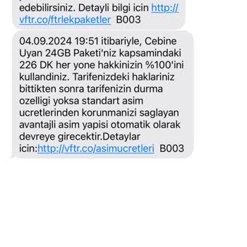 Vodafone'un Hediye Akıllı Durma Özelliği Mağduriyeti