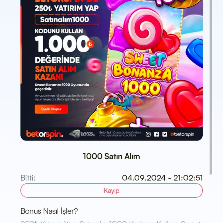Betorspin Bonus Aldıktan Sonra Ana Paramı Sıfırladı