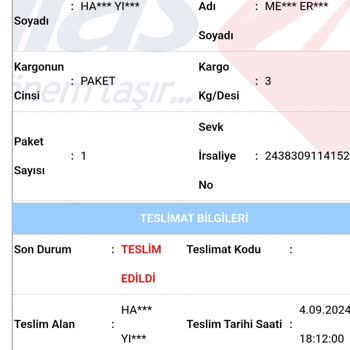 Sürat Kargo Teslim Edilmeden Edildi Diyor