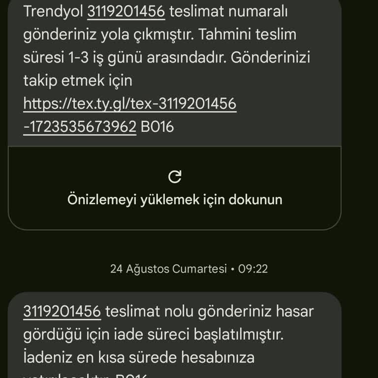 Trendyol Para İadesi Mağduriyeti