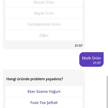 Getir Eksik Ürün Ve İlgisiz Müşteri Hizmetleri