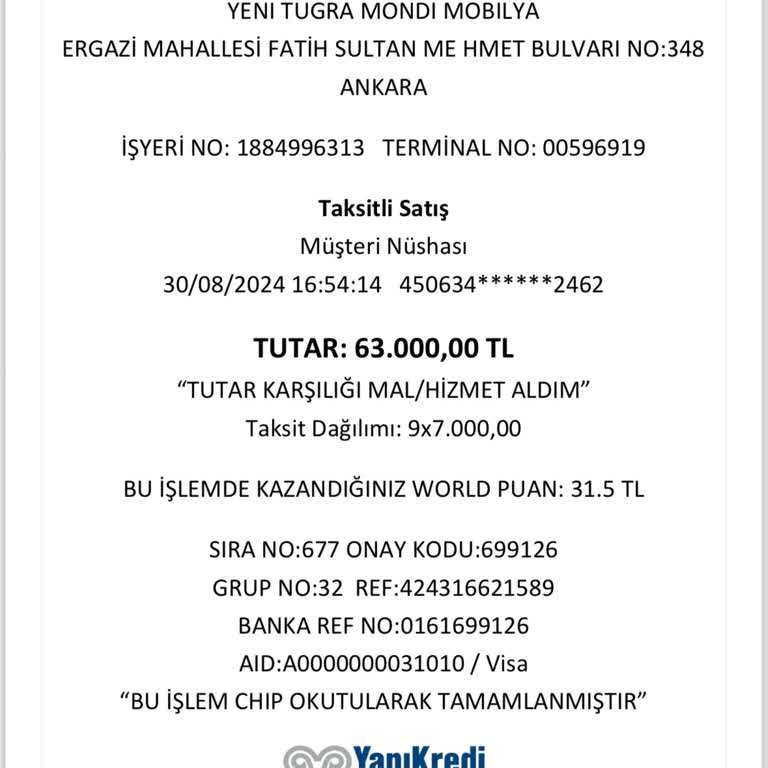 Mondi Home Mobilya İade Süreci Sorunu