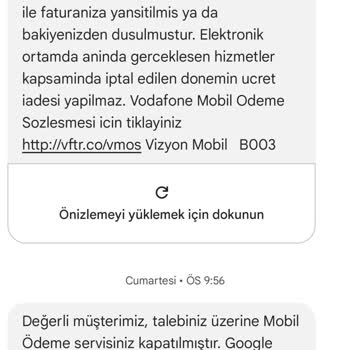 Vodafone Pay Yüksek Fatura Ve Bilgim Dahili Dışında Abone Olma!