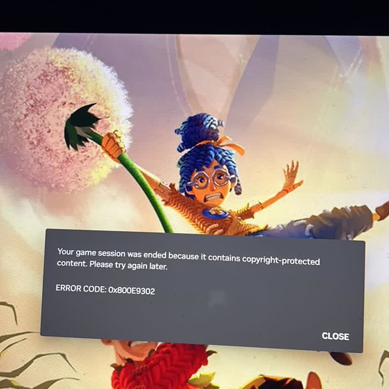 Geforce Now Powered By Game+ It Takes Two Oyununda Sürekli Hata Alıyorum