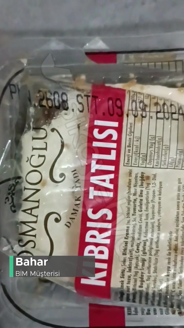 BİM Kıbrıs Tatlısı Bozuk Çıktı! videonun kapak resmi