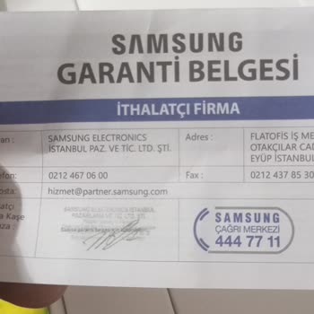 Samsung Tabletin Garanti Kapsamındaki Sorunu Ve Servis Hizmeti