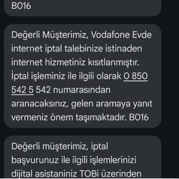 Vodafone'un Yanıltıcı Yönlendirmeleri ve Modem Sorunu
