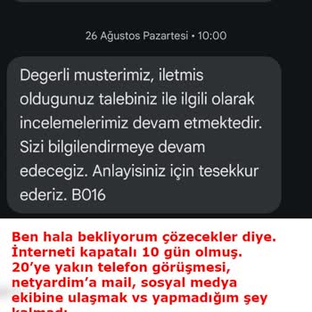 Vodafone'un Yanıltıcı Yönlendirmeleri ve Modem Sorunu