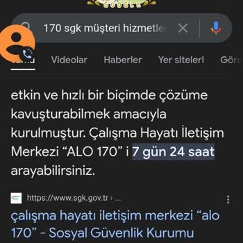 SGK 170 İnsanları Bıktırma Hattı