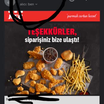 KFC Online Sipariş İptali Ve Gecikme Sorunu