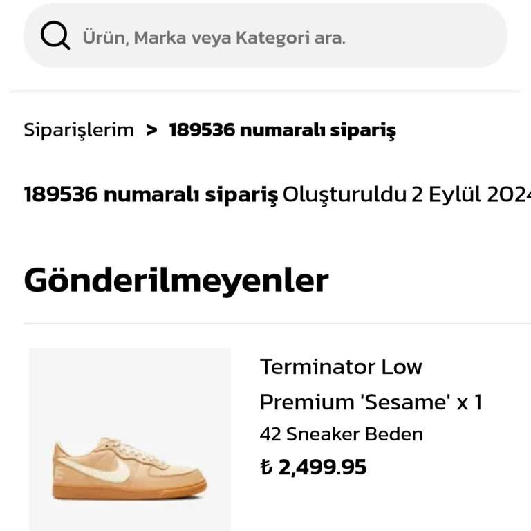 Wunder.com Satın Aldığım Ayakkabıyı Kargoya Vermedi.