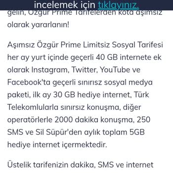 Türk Telekom'dan Şikayetçiyim Paketimin Düzeltilmesini Talep Ediyorum.