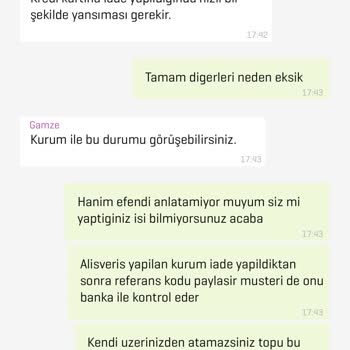 Enpara Kredi Kartı İade Sorunu Ve Yetersiz Müşteri Hizmetleri
