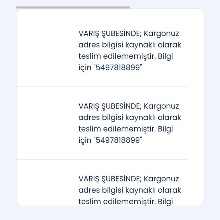 Aras Kargo Şanlıurfa Şubesi'nde Sürekli Yaşanan Teslimat Sorunları
