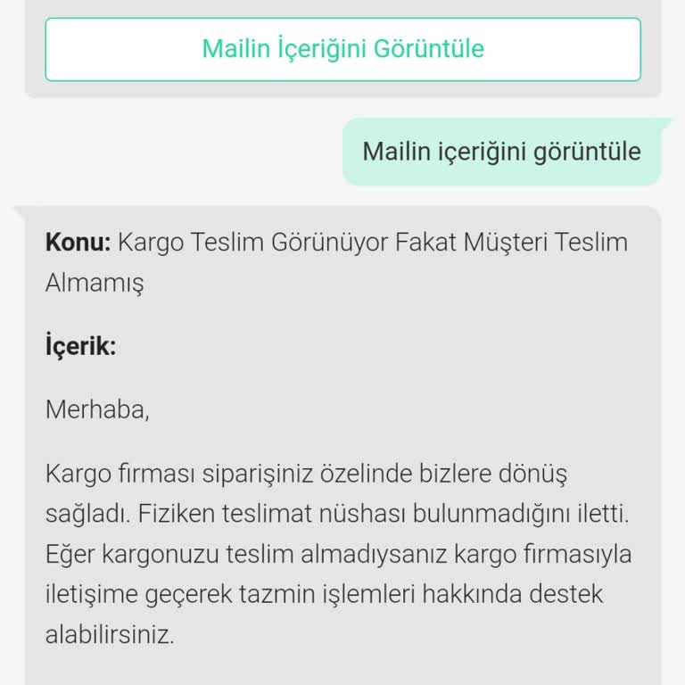 Dolap İade Surecindeki Ürün Ortada Yok Ücreti De Yok