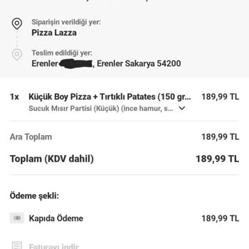 Yemeksepeti Artık Yeter! Her Seferinde Bu Şekilde Mağdur Ediliyorum.