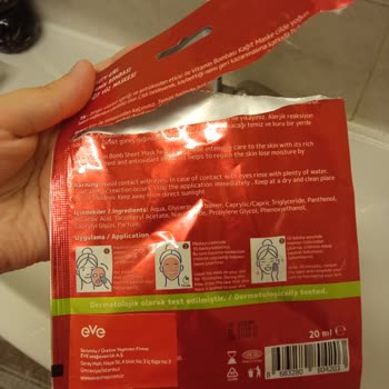 Eve Beauty Girl Markasının Yüz Maskesinin İçi Boş Çıktı!
