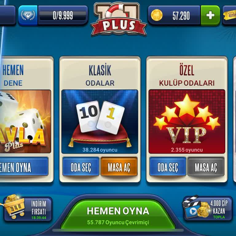 101 Okey Plus Eksilen Çip Paraları