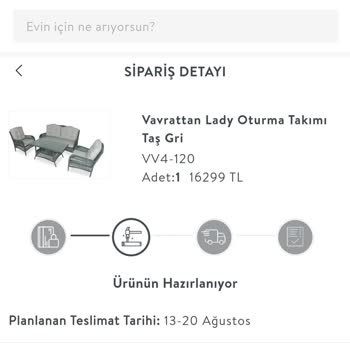 Vivense Pişmanlıktır. Acilen Siparişimin İptalini İstiyorum.