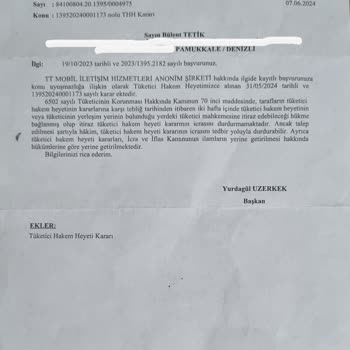 Türk Telekom Hukuksuzluğu! Hakem Heyeti Kararını Uygulamıyor!