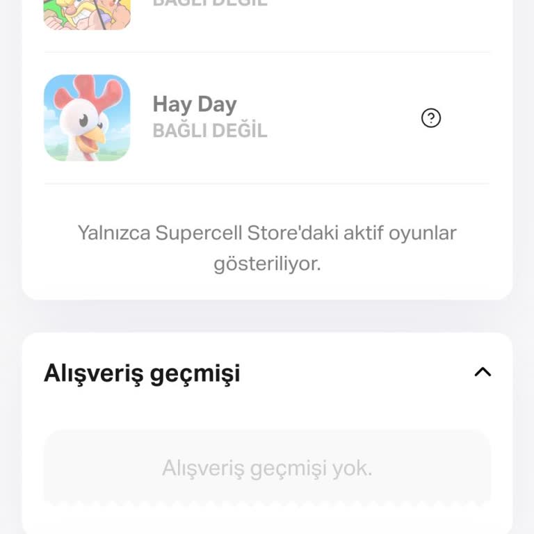 Supercell Store Ürün Gelmedi