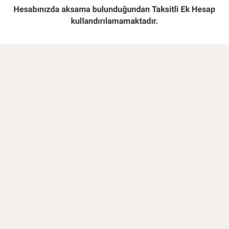VakıfBank Taksitli Ek Hesap