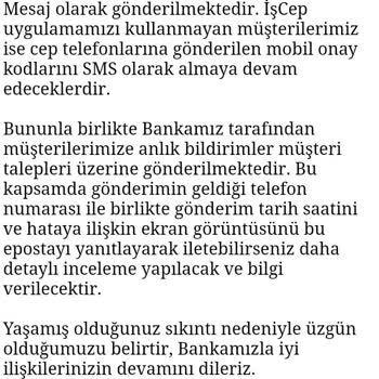 İş Bankası Dijital Bankacılık Çözümsüzlüğü