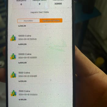 Jeton Premium Üyesi Olamama Rağmen Coin 32000coin Toplam 20 Mesaj Sonra B