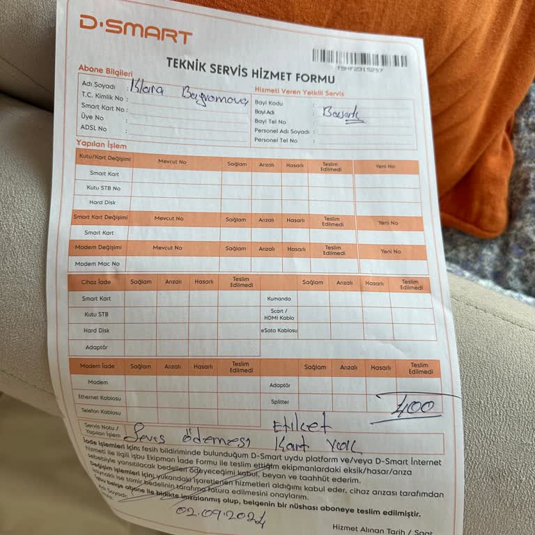 D Smart'tan Şikayetçiyim