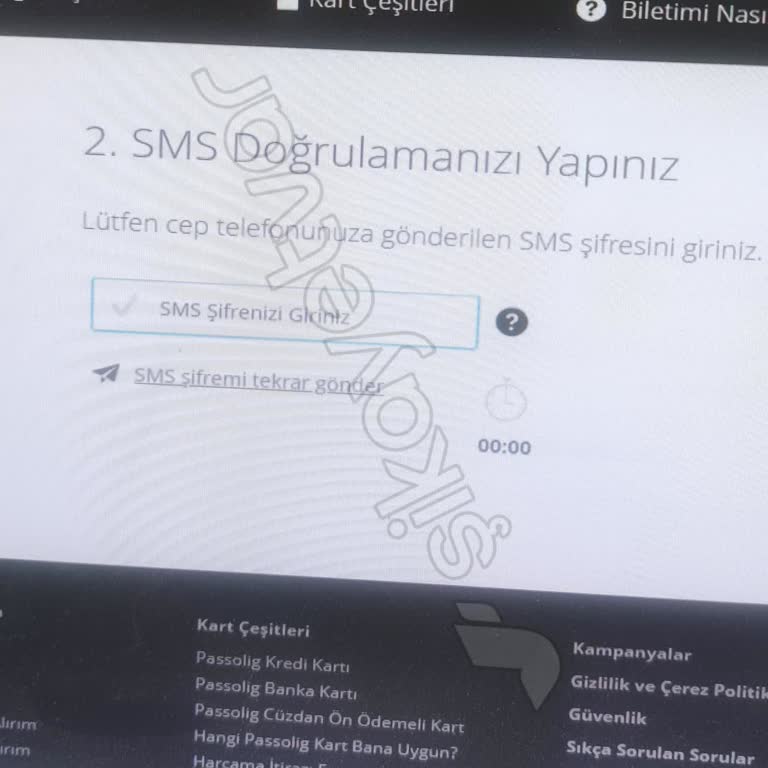 Passolig Onay SMS Mesajı Alamıyorum