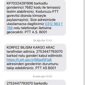 PTT Kargo'nun Hizmetsizliği, Kuryenin Rahatlığı Ve İletişim Kuramamak