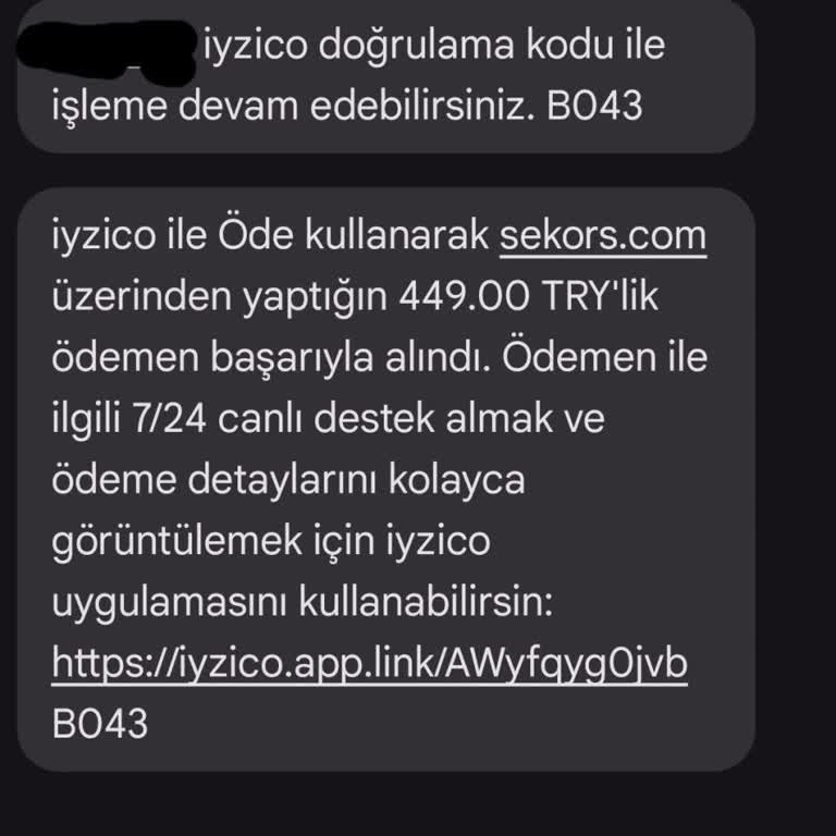 Sekors Ücretimin İadesini İstiyorum