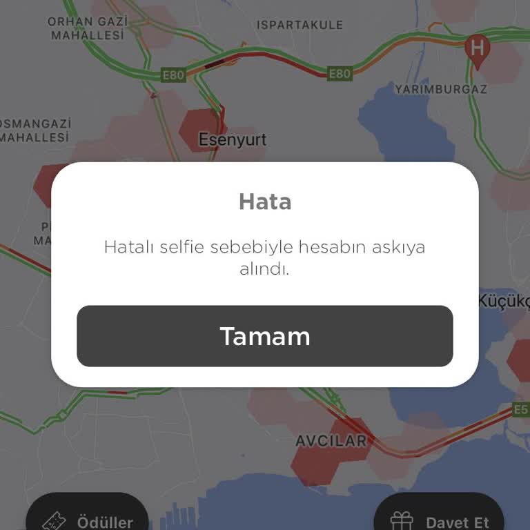 Martı Tag Sürücü Hesap Askıya Alması
