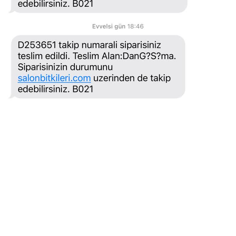 Salonbitkileri.com Salonbitkileri Çiçek Teslimi Yapmadı