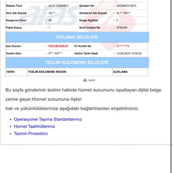 Zara İade Ettiğim Ürünün Parasını Vermiyor