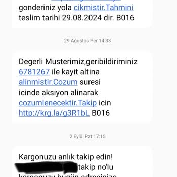 Aras Kargo Teslimat Yapmıyor Çağrı Merkezi Sorun Çözmüyor