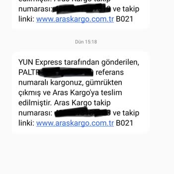 Aras Kargo Teslimat Yapmıyor Çağrı Merkezi Sorun Çözmüyor