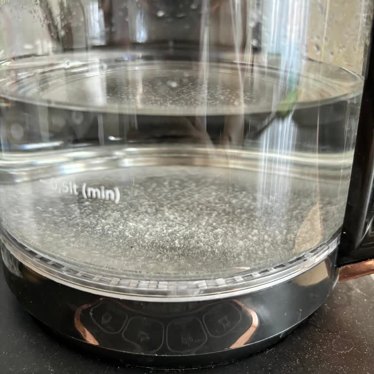 Saka Su Kaynama Sonrası Oluşan Kireç