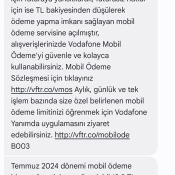 Vodafone Pay İzinsiz Abonelik Ücretleri